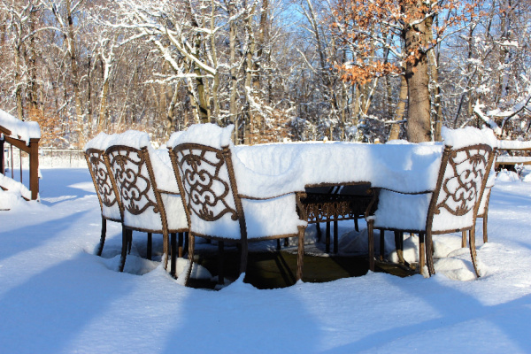 Tips for storing patio furniture during the winter